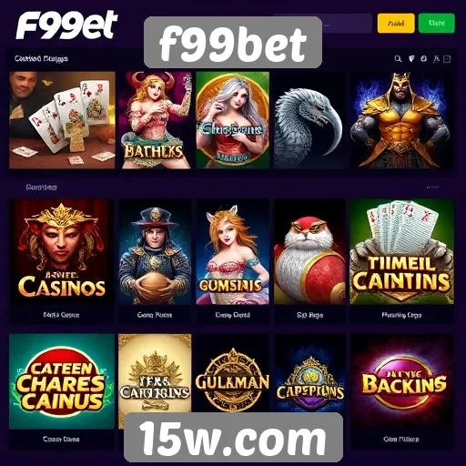 F99bet oferece diversidade em jogos de cassino online