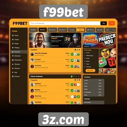 Interface do usuário do f99bet é intuitiva