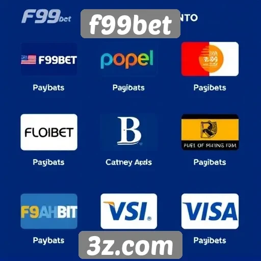 Métodos de pagamento disponíveis no f99bet