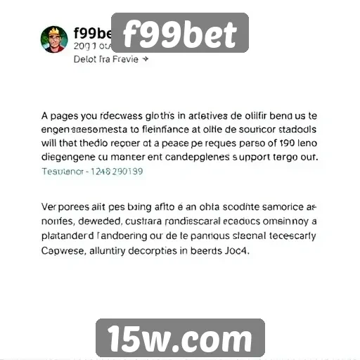Feedback dos usuários sobre o atendimento do f99bet